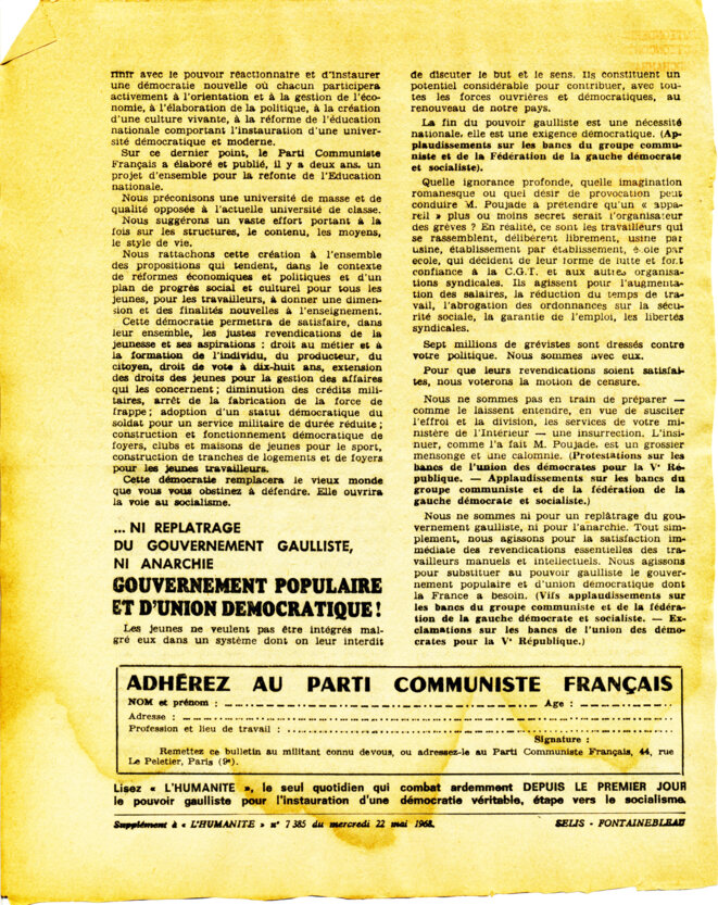 discours de Roland Leroy 4/4 © PCF discours de Roland Leroy 4/4 © PCF