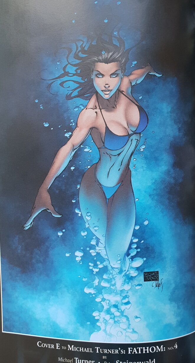 Couverture de FATHOM N° 4. Par Michael TURNER.