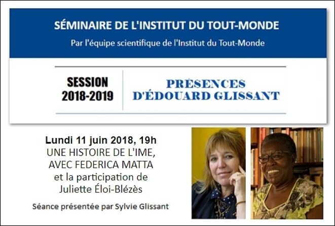 Séminaire ITM - Une histoire de l'IME, avec Federica Matta, Lundi 11 juin 19h