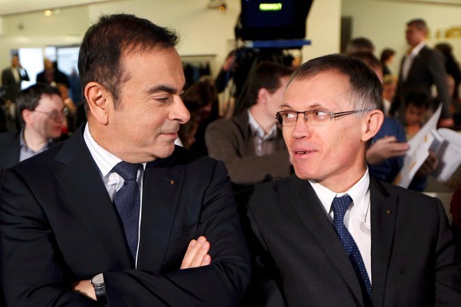 Carlos Ghosn (a la izquierda), PDG de Renault, y Carlos Tavares, presidente de la dirección de PSA. © Reuters Carlos Ghosn (a la izquierda), PDG de Renault, y Carlos Tavares, presidente de la dirección de PSA. © Reuters