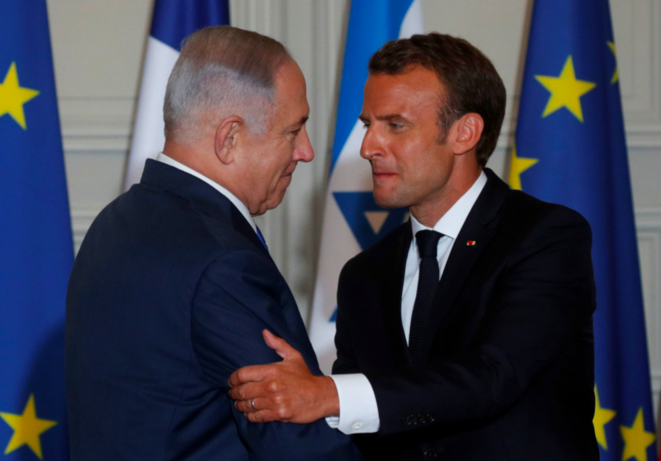 Conférence de presse: Benyamin Netanyahu, Emmanuel Macron Conférence de presse: Benyamin Netanyahu, Emmanuel Macron