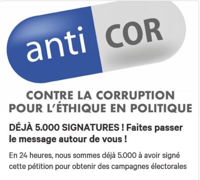 Pétition pour des campagnes électorales propres.