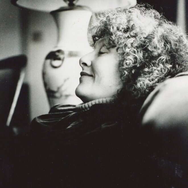Denise Levertov en 1983. © Photo David Geier. Denise Levertov en 1983. © Photo David Geier.
