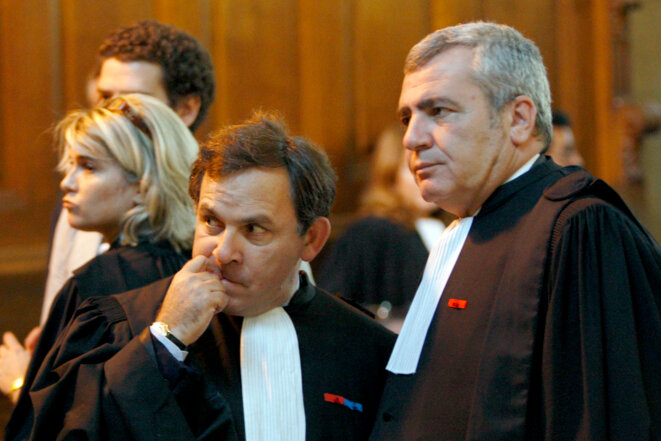 Francis Spziner et Thierry Herzog, en septembre 2009. © Reuters Francis Spziner et Thierry Herzog, en septembre 2009. © Reuters
