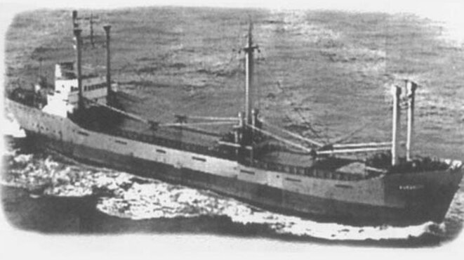 The 'Patricia', MSC's first ship. © MSC The 'Patricia', MSC's first ship. © MSC