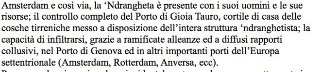 Extrait du rapport 2016 de la direction nationale anti-mafia. Page 304 Extrait du rapport 2016 de la direction nationale anti-mafia. Page 304