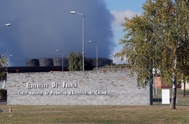 La centrale de Chinon, où de nombreux dysfonctionnements ont été relevés. © Reuters