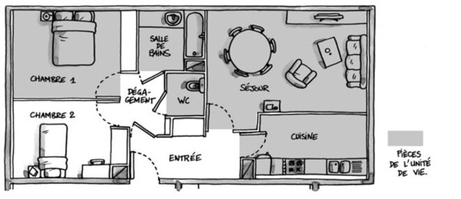 plan appartement pmr