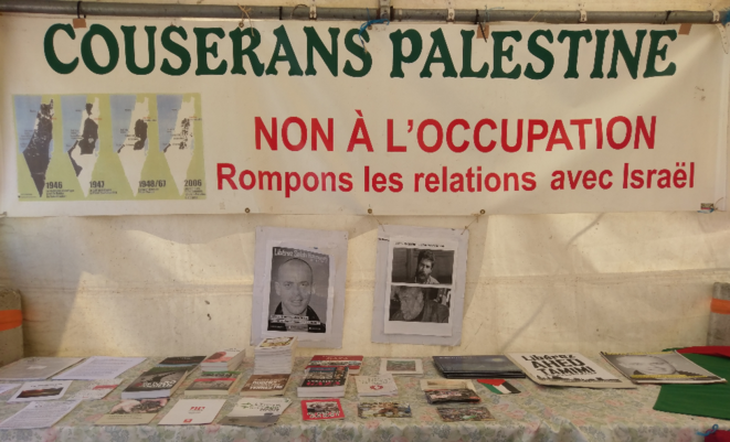 Stand Couserans-Palestine © Favier Stand Couserans-Palestine © Favier