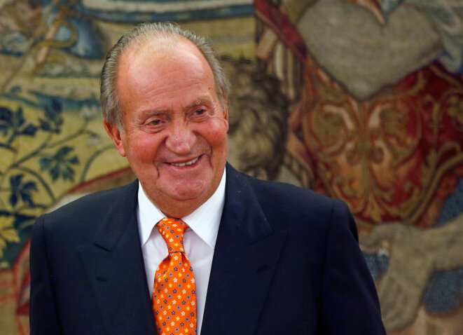Juan Carlos I le 2 juin 2014, peu de temps avant son abdication. © Reuters / Susana Vera. Juan Carlos I le 2 juin 2014, peu de temps avant son abdication. © Reuters / Susana Vera.