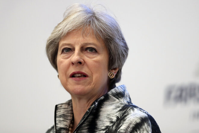 Theresa May, le 16 juillet 2018. © Reuters