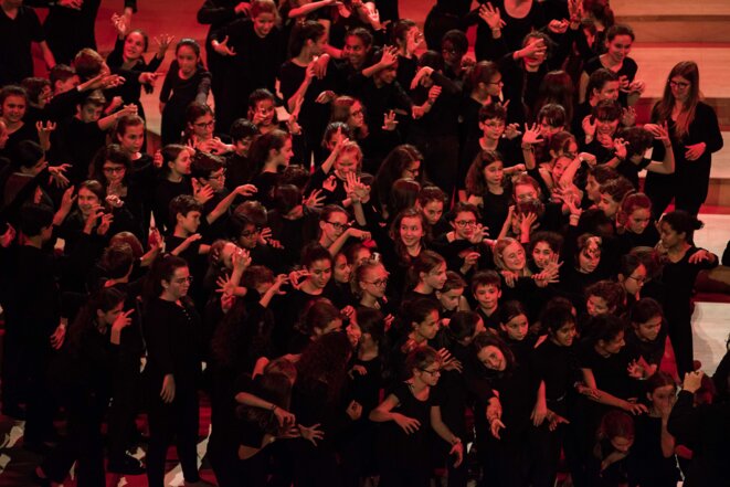 Choeur des Collèges - spectacle du 14 juin 2018 © ADELAP Choeur des Collèges - spectacle du 14 juin 2018 © ADELAP