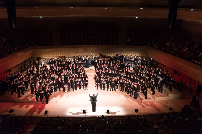 Choeur des Collèges - spectacle 12 juin 2018 © ADELAP Choeur des Collèges - spectacle 12 juin 2018 © ADELAP