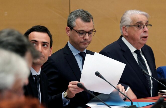 Le secrétaire général de l'Elysée, Alexis Kohler, devant la commission d'enquête sénatoriale sur l'affaire Benalla, jeudi 26 juillet © Reuters Le secrétaire général de l'Elysée, Alexis Kohler, devant la commission d'enquête sénatoriale sur l'affaire Benalla, jeudi 26 juillet © Reuters