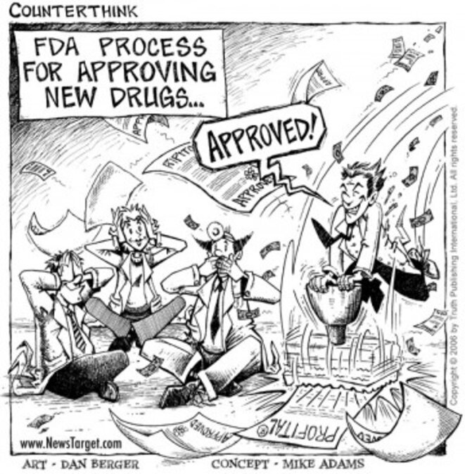 FDA: Food and Drug Administration (l’Autorité suprême du médicament aux Etats-Unis)