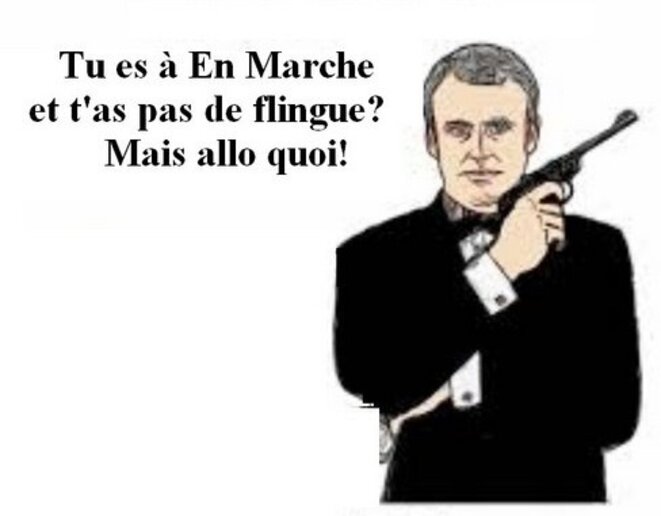 Tu es à en marche et t’as pas de flingue ?