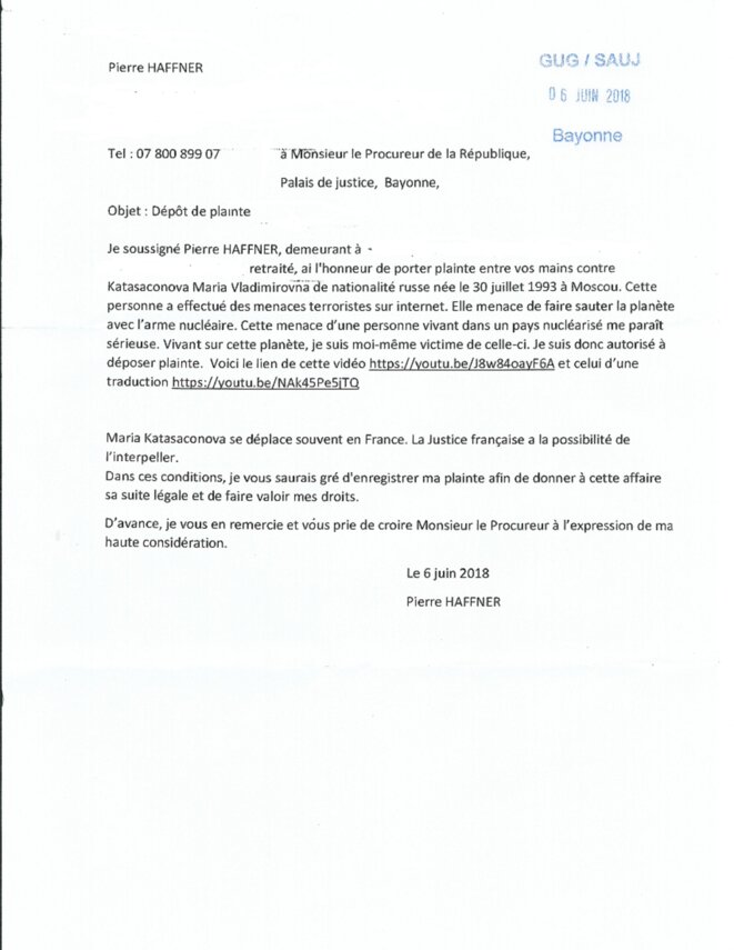 Plainte auprès du procureur © Pierre HAFFNER Plainte auprès du procureur © Pierre HAFFNER