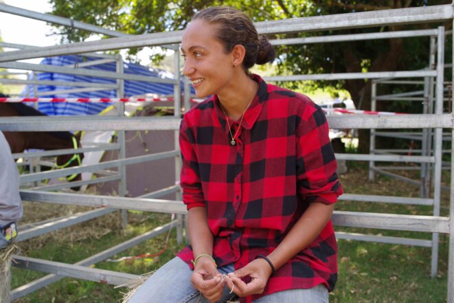Djemila Nasser est fille de propriétaire terrien et compte faire carrière dans le monde équestre. © JS Djemila Nasser est fille de propriétaire terrien et compte faire carrière dans le monde équestre. © JS