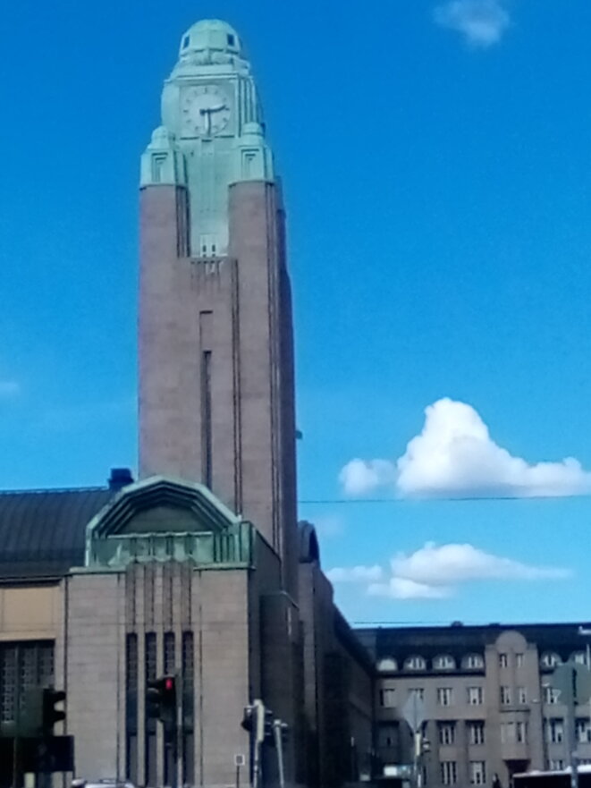 Le donjon de la gare centrale d'Helsinki Le donjon de la gare centrale d'Helsinki