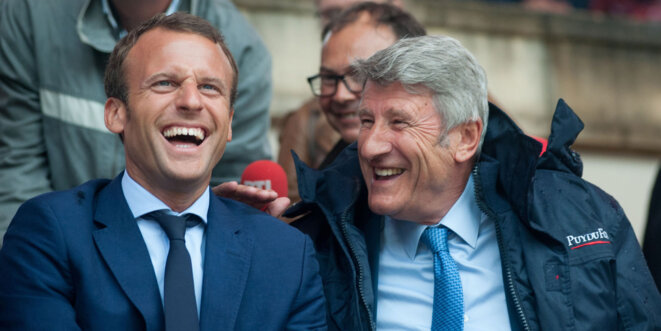 "J'aime beaucoup ce type." Emmanuel Macron à propos de Philippe de Villiers "J'aime beaucoup ce type." Emmanuel Macron à propos de Philippe de Villiers