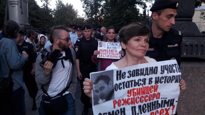 Arrestation d'Olga Mazurova et d'autres militants © Grani.ru Arrestation d'Olga Mazurova et d'autres militants © Grani.ru