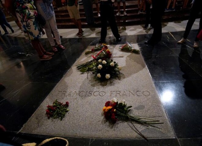 La tombe de Franco. © Reuters La tombe de Franco. © Reuters