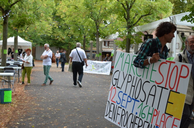 Aux journées d'été d'Europe Ecologie-Les Verts, à Strasbourg, le 24 août 2018. © Justine Brabant Aux journées d'été d'Europe Ecologie-Les Verts, à Strasbourg, le 24 août 2018. © Justine Brabant
