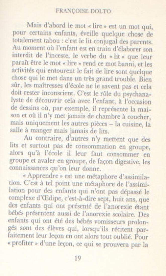 Françoise DOLTO Françoise DOLTO
