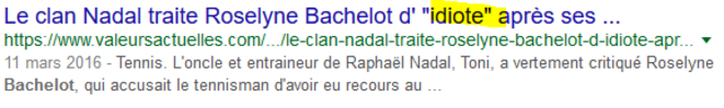 Bachelot idiote 1 Bachelot idiote 1