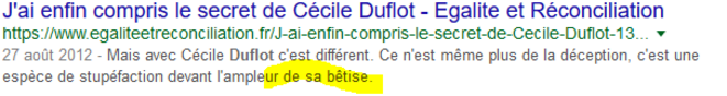 Duflot Stupide 1 Duflot Stupide 1