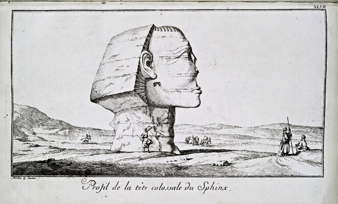 Sphinx de Gizeh par Frédéric-Louis Norden Sphinx de Gizeh par Frédéric-Louis Norden