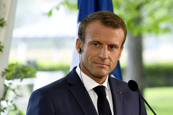 Emmanuel Macron à Helsinki. © Reuters Emmanuel Macron à Helsinki. © Reuters