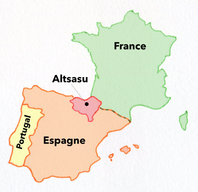 Altsasu est une municipalité de 7500 habitants située au Pays basque. © LPL Altsasu est une municipalité de 7500 habitants située au Pays basque. © LPL