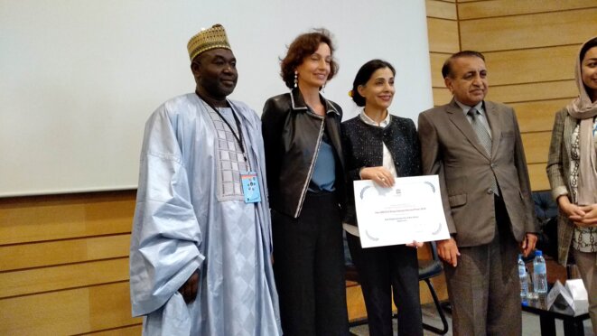 Paris, 07 sept.2018-UNESCO - Cérémonie de remise des Prix internationaux d'alphabétisation 2018 Paris, 07 sept.2018-UNESCO - Cérémonie de remise des Prix internationaux d'alphabétisation 2018
