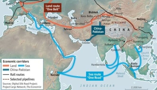 Le titanesque projet chinois "Initiatives Route et Ceinture" Le titanesque projet chinois "Initiatives Route et Ceinture"