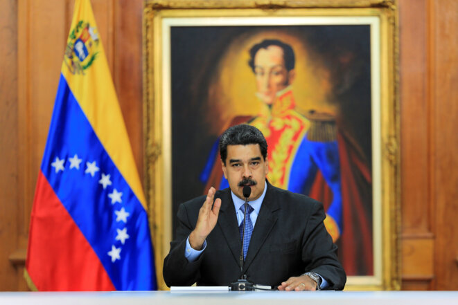 Nicolás Maduro, le 12 septembre 2018, à Caracas. © Reuters Nicolás Maduro, le 12 septembre 2018, à Caracas. © Reuters