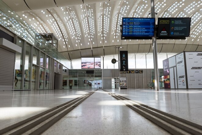 La nouvelle gare est surnommée la gare fantôme © Le d'Oc La nouvelle gare est surnommée la gare fantôme © Le d'Oc