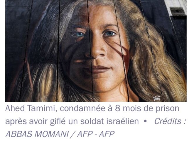 Ahed Tamimi - Crédit Abbas Morani AFP-AFP © E’M.C. Ahed Tamimi - Crédit Abbas Morani AFP-AFP © E’M.C.