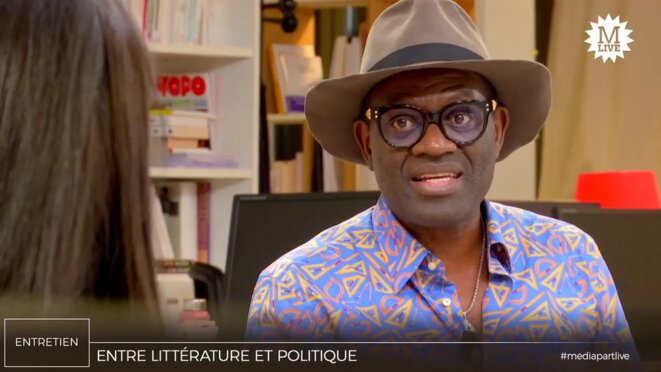 Alain Mabanckou. © Mediapart Alain Mabanckou. © Mediapart