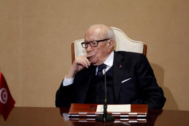 Le parti créé par Béji Caïd Essebsi a perdu près d’un million d’électeurs en quatre ans. © Reuters Le parti créé par Béji Caïd Essebsi a perdu près d’un million d’électeurs en quatre ans. © Reuters