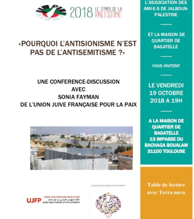 ‘POURQUOI L’ANTISIONISME N’EST PAS DE L’ANTISÉMITISME?’ © E’M.C. Palestine ‘POURQUOI L’ANTISIONISME N’EST PAS DE L’ANTISÉMITISME?’ © E’M.C. Palestine