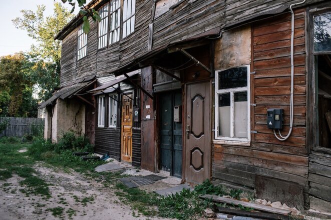 Dans une rue de Hloukhiv. © Niels Ackermann / Lundi13 Dans une rue de Hloukhiv. © Niels Ackermann / Lundi13