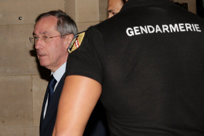 Claude Guéant, le 28 septembre 2015, au tribunal de Paris. © Reuters