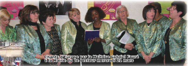 Thérèse Farré-Fizio (robe à chevrons) - Denise Vial (extrême droite) et les dames de la MGF. Célébration du 50e anniversaire des Traités de Rome (1957-2007), organisée à Marseille par le CEM (Comité Européen Marseille) en partenariat avec le SGAE - Secrétariat général des affaires européennes (administration de mission placée sous l'autorité du Premier ministre). © Philippe Léger Thérèse Farré-Fizio (robe à chevrons) - Denise Vial (extrême droite) et les dames de la MGF. Célébration du 50e anniversaire des Traités de Rome (1957-2007), organisée à Marseille par le CEM (Comité Européen Marseille) en partenariat avec le SGAE - Secrétariat général des affaires européennes (administration de mission placée sous l'autorité du Premier ministre). © Philippe Léger