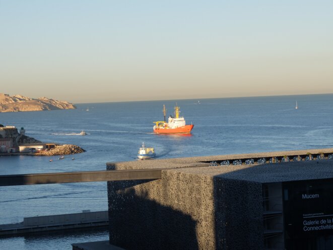 L'Aquarius à Marseille