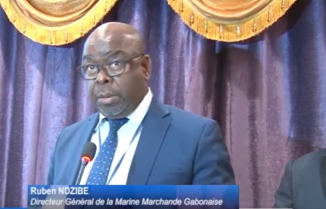 M. Ruben NDZIBE, Directeur général de la Marine de la Marine marchande gabonaise M. Ruben NDZIBE, Directeur général de la Marine de la Marine marchande gabonaise