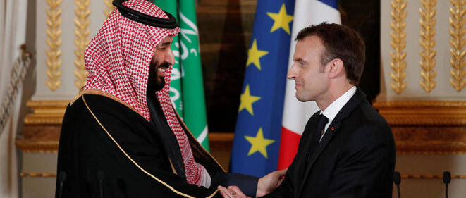 Emmanuel Macron et le prince héritier saoudien Mohammed ben Salmane (10 avril 2018) © YOAN VALAT / POOL / AFP Emmanuel Macron et le prince héritier saoudien Mohammed ben Salmane (10 avril 2018) © YOAN VALAT / POOL / AFP