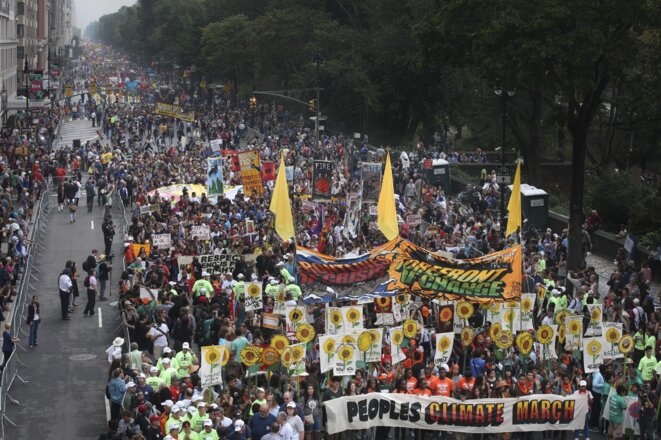 Marche pour le climat - septembre 2014 - New-York Marche pour le climat - septembre 2014 - New-York