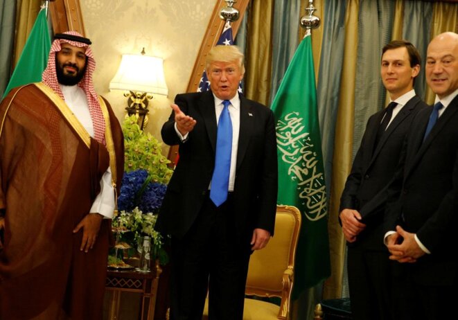 Le prince-héritier "MBS" avec Donald Trump © JONATHAN ERNST / REUTERS Le prince-héritier "MBS" avec Donald Trump © JONATHAN ERNST / REUTERS