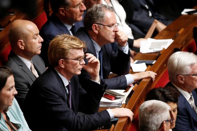 Le président du groupe MoDem à l’Assemblée, Marc Fesneau, désormais en charge des relations avec le Parlement. © Reuters Le président du groupe MoDem à l’Assemblée, Marc Fesneau, désormais en charge des relations avec le Parlement. © Reuters